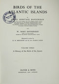 A HISTORY OF THE BIRDS OF AZORES.