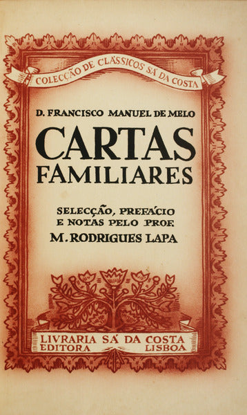CARTAS FAMILIARES. [3.Âª EDIÃ‡ÃƒO - ESPECIAL]