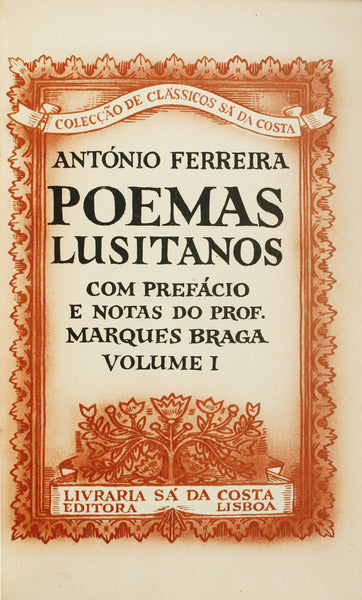 POEMAS LUSITANOS. [4.Âª EDIÃ‡ÃƒO - ESPECIAL]
