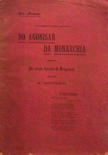 NO AGONIZAR DA MONARCHIA.