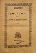 RELATORIO E PROGRAMMA PARA A REFORMA DA PHILOSOPHIA RACIONAL E MORAL.