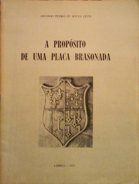 A PROPÃ“SITO DE UMA PLACA BRASONADA.