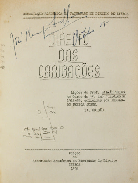 DIREITO DAS OBRIGAÃ‡Ã•ES.
