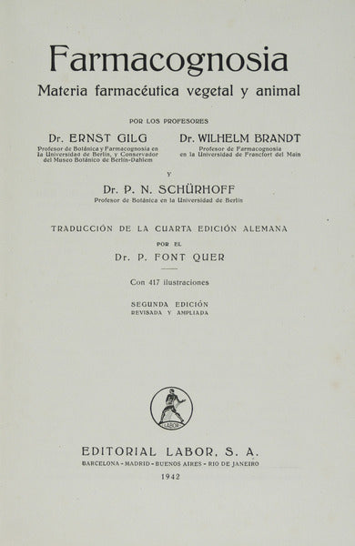 FARMACOGNOSIA. MATERIA FARMACÃ‰UTICA VEGETAL Y ANIMAL.