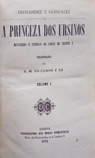 A PRINCEZA DOS URSINOS.