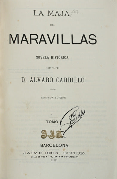 LA MAJA DE MARAVILLAS.