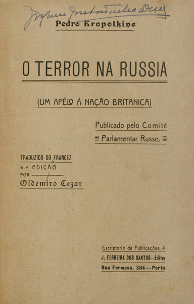 O TERROR NA RUSSIA.