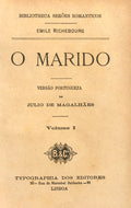 O MARIDO. [3 VOL.]