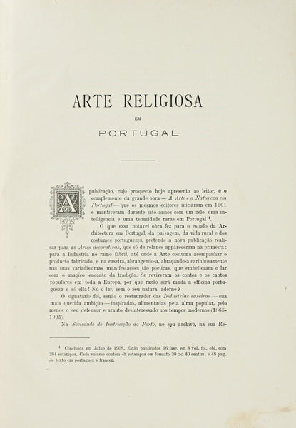 ARTE RELIGIOSA EM PORTUGAL.