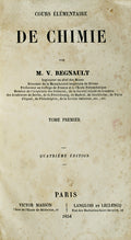 COURS Ã‰LÃ‰MENTAIRE DE CHIMIE.