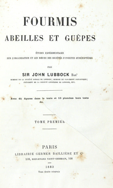 FOURMIS, ABEILLES ET GUÃŠPES.