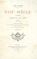 XVIIá´¹á´± SIÃˆCLE, LETTRES, SCIENCES ET ARTS.