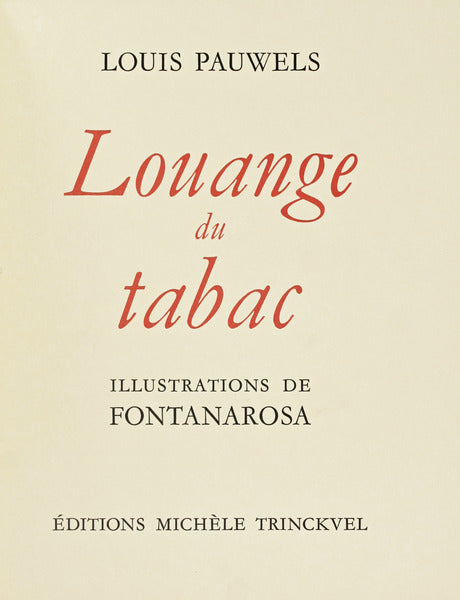 LOUANGE DU TABAC.
