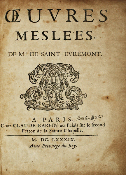 OEUVRES MESLÃ‰ES.