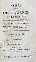 ESSAI SUR L'Ã‰LOQUENCE DE LA CHAIRE.