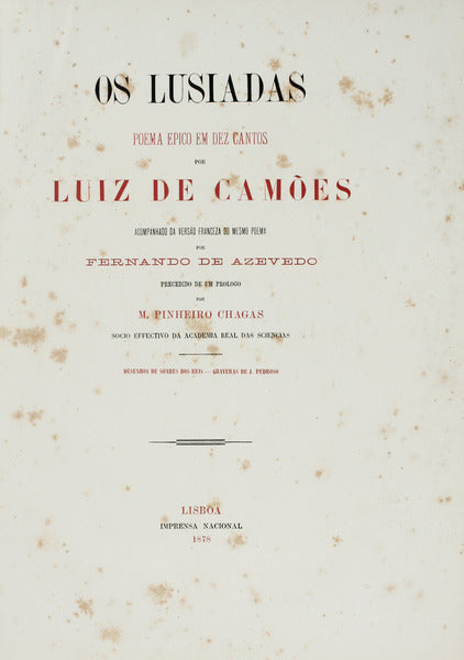OS LUSIADAS. [Imprensa Nacional, 1878]