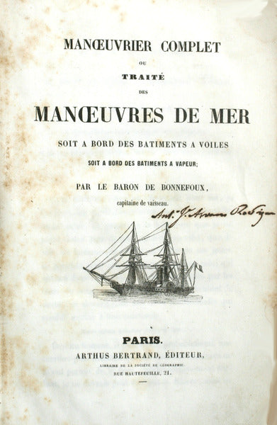 TRAITÃ‰ DES MANÅ’UVRES DE MER. [1.Âª EDIÃ‡ÃƒO]