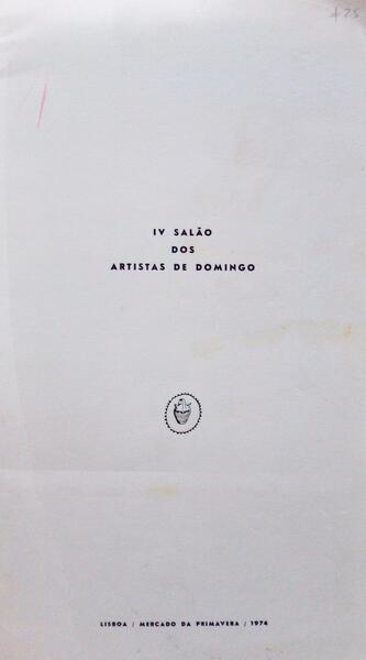 IV SALÃƒO DOS ARTISTAS DE DOMINGO.