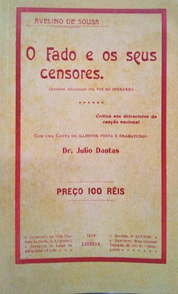 O FADO E OS SEUS CENSORES.