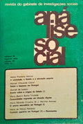 ANÃLISE SOCIAL, REVISTA DO GABINETE DE INVESTIGAÃ‡Ã•ES SOCIAIS, N.Âº 048, 1976.