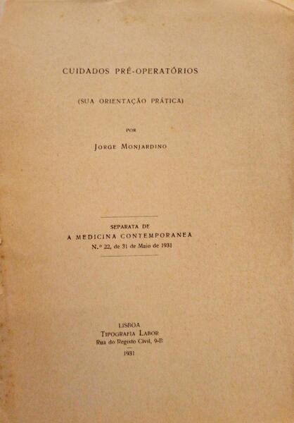 CUIDADOS PRÃˆ-OPERATÃ“RIOS.
