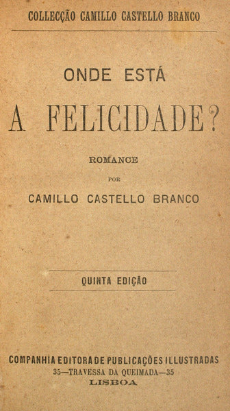 ONDE ESTÃ A FELICIDADE?