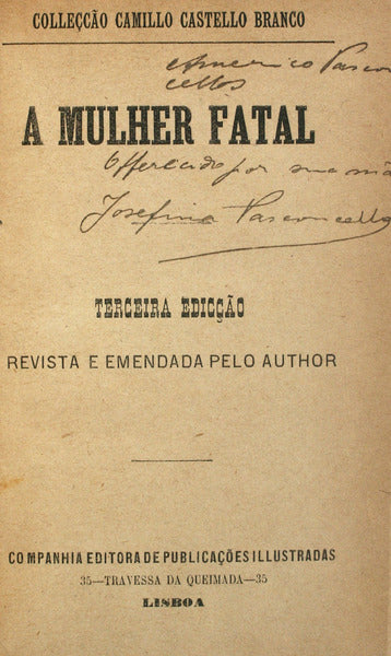 A MULHER FATAL. [3.Âª EDIÃ‡ÃƒO]