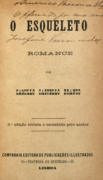 O ESQUELETO. [2.Âª EDIÃ‡ÃƒO]