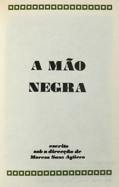 A MÃƒO NEGRA.