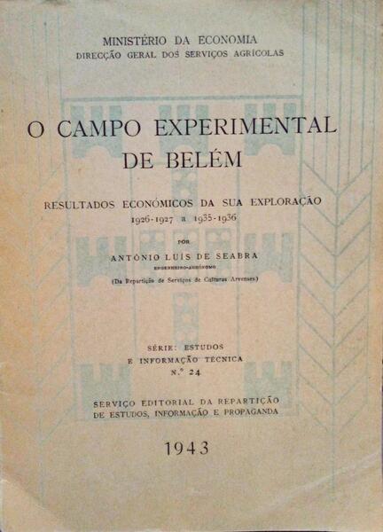 O CAMPO EXPERIMENTAL DE BELÃ‰M.