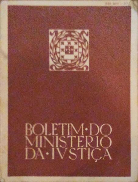 BOLETIM DO MINISTÃ‰RIO DA JUSTIÃ‡A, N.Âº 359, OUTUBRO 1986.