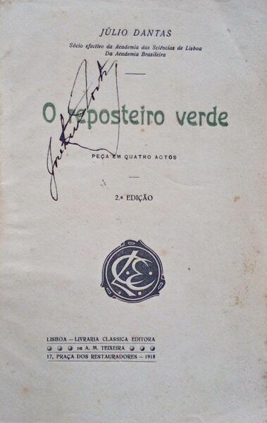 O REPOSTEIRO VERDE.