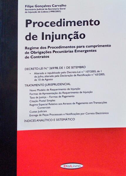 PROCEDIMENTO DE INJUNÃ‡ÃƒO.