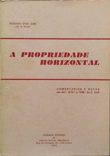 A PROPRIEDADE HORIZONTAL.