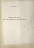 ALEGAÃ‡ÃƒO DO RECORRENTE DR. VITORINO BARBOSA DE MAGALHÃƒES GODINHO.