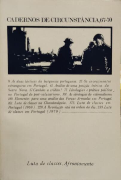 CADERNOS DE CIRCUNSTÃ‚NCIA, 67-70.