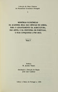MEMÃ“RIAS ECNÃ“MICAS DA ACADEMIA REAL DAS CIÃŠNCIAS DE LISBOA. [5 VOLS.]
