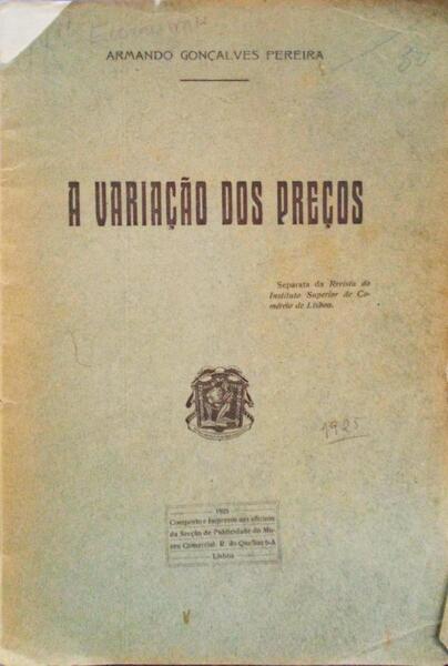 A VARIAÃ‡ÃƒO DOS PREÃ‡OS.