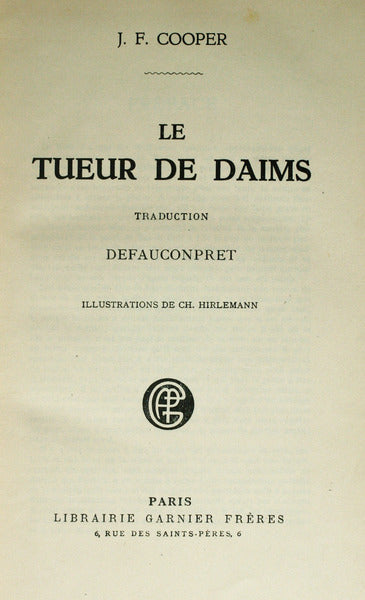 LE TUEUR DE DAIMS.