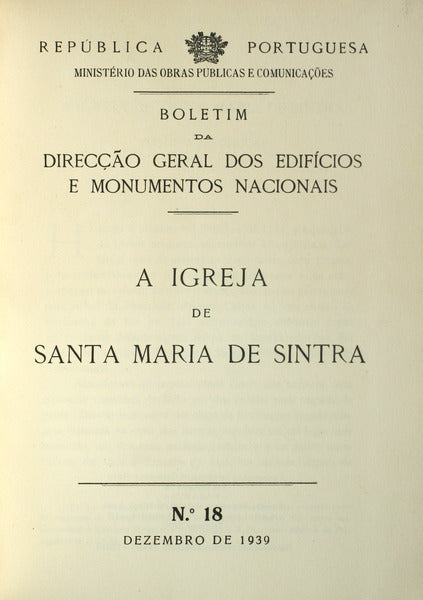 IGREJA (A) DE SANTA MARIA DE SINTRA.