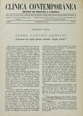 CLÃNICA CONTEMPORÃ‚NEA, REVISTA DE MEDICINA E CIRURGIA. [TOMO I]