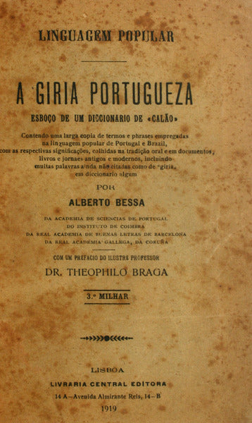 A GIRIA PORTUGUEZA.