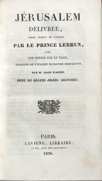 JÃ‰RUSALEM DÃ‰LIVRÃ‰E.