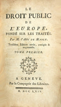 LE DROIT PUBLIC DE L'EUROPE, [2 VOLS.]