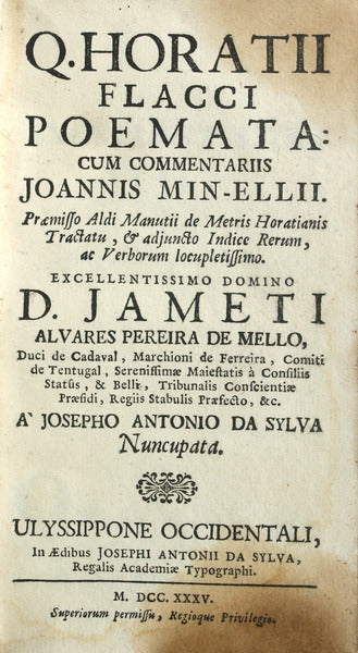 POEMATA: CUM COMMENTARIIS JOANNIS MIN-ELLII.