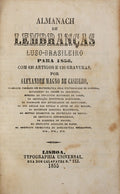 ALMANACH DE LEMBRANÃ‡AS LUSO-BARSILEIRO PARA 1856.