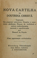 NOVA CARTILHA DA DOUTRINA CHRISTÃƒ.