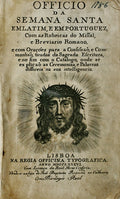 OFFICIO DA SEMANA SANTA.