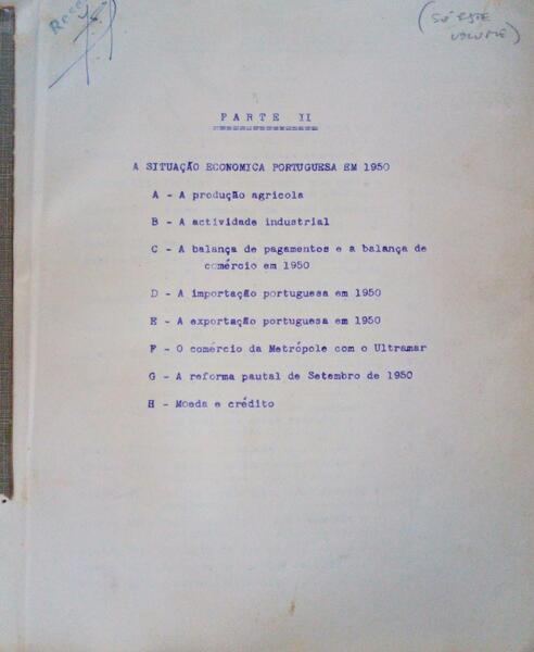 COMISSÃƒO DE COORDENAÃ‡ÃƒO ECONÃ“MICA DE 1950. [PARTE II]