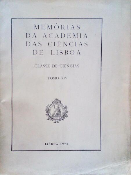 MEMÃ“RIAS DA ACADEMIA DAS CIÃŠNCIAS DE LISBOA. [TOMO XIV]